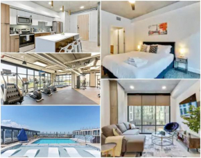 Rooftop Pool-HotTub - Downtown - King bed - Petsok